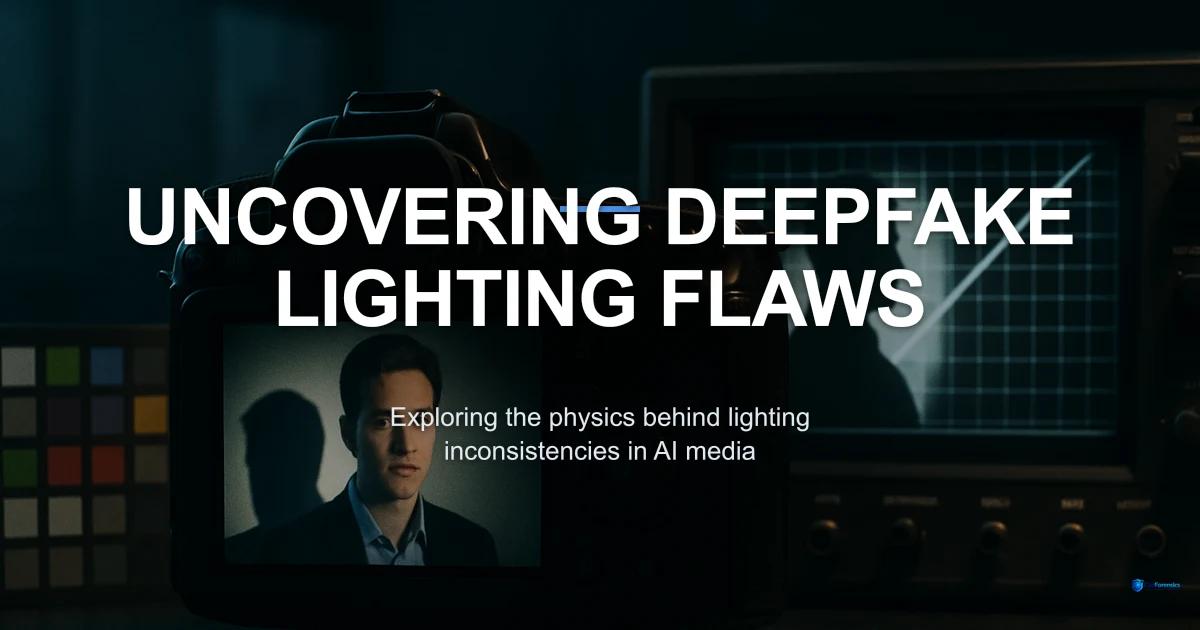 Detecting Deepfakes Using Lighting Physics