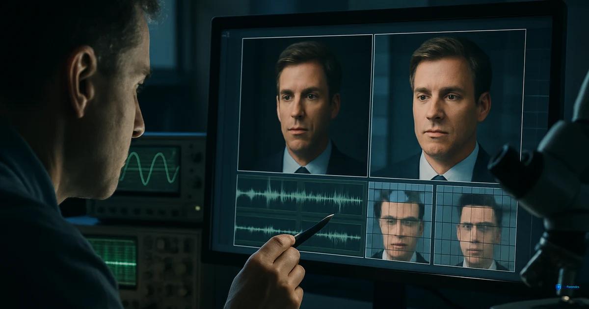 Investigating Deepfake Videos: A Step-by-Step Workflow — illustration